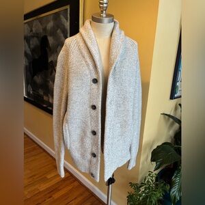 banana republic merino wool blend sweater cardigan